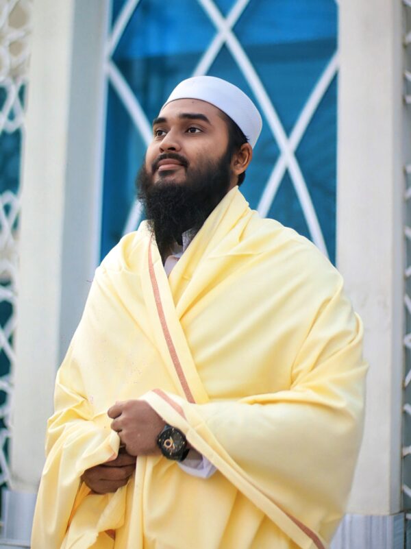 অর্জিনাল উল সুতার প্রিমিয়াম শাল ( Yellow - ঘিয়া কালার )